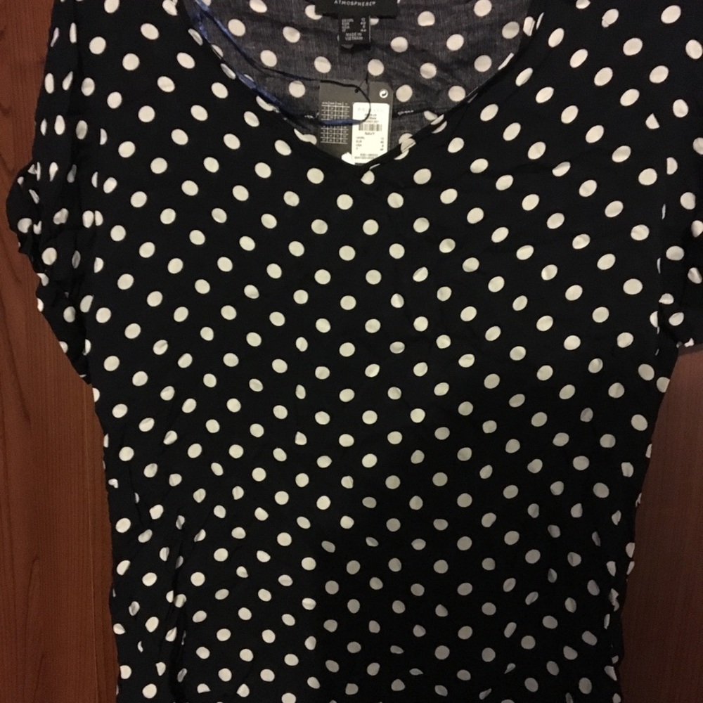 Women’s polka dot top
